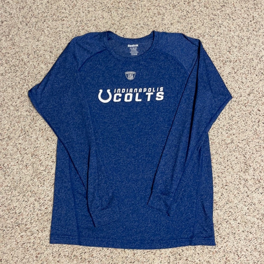 Indianapolis Colts long sleeve T-shirt.  Reebok